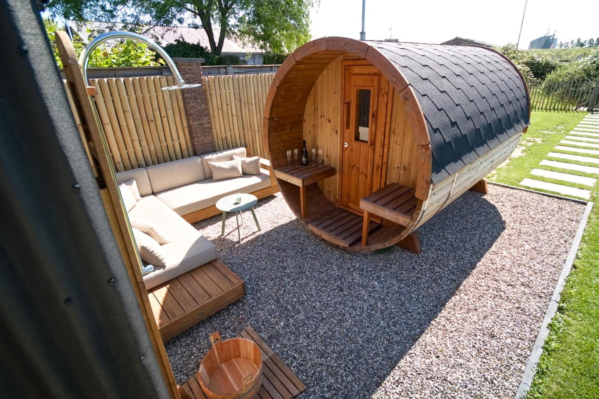 Het Pareltje Van Walsoorden Met Sauna -Extra Bijboeken- Villa Exterior photo